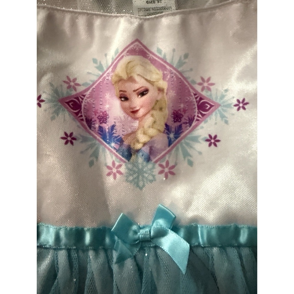 Disney Frozen Princess Elsa Fantasy Nightgown Size 5T